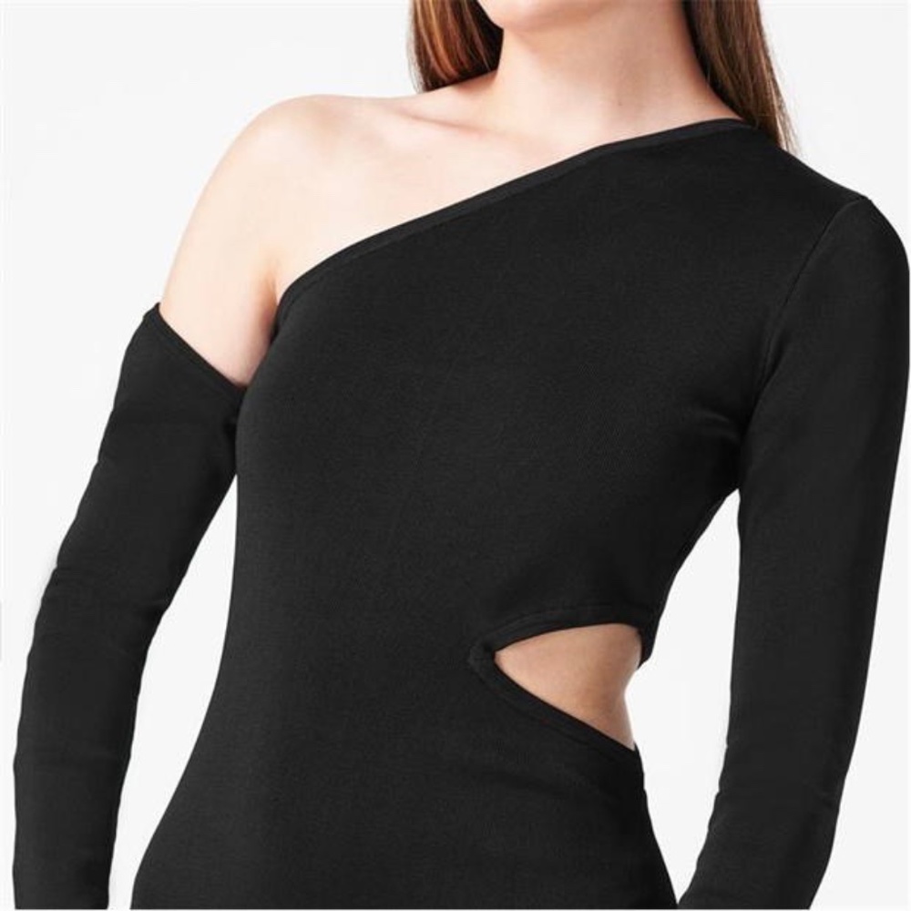 Cult Gaia Black Zora Knit Dress NWT Size M - Picture 8 of 9
